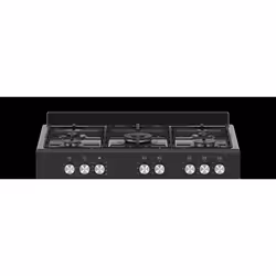 Bertazzoni La Germania Americana SE965EX24 Cucina Elettrico Gas Nero - Vista aggiuntiva 2