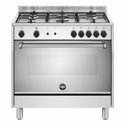 Bertazzoni La Germania Americana AMN965LEXV/24, Cucina, Acciaio inox, Manopola, Acciaio inox, Frontale, Gas