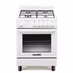Bertazzoni La Germania Americana S64041WT/24, Cucina, Bianco, Manopola, Bianco, Acciaio, Frontale