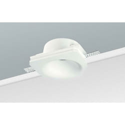 Nobile - Faretto ad incasso tondo in Gesso Bianco 9095