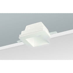 Illuminazione faretto incasso quadrato gesso scomparsa totale gu53/gu10 9096 - Nobile