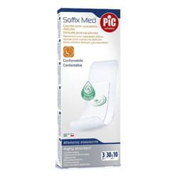 Pic Soffix Med Cerotto Post-Operatorio con Antibatterico 30x10cm 3 Pezzi