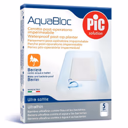 Pic Aquablock Cerotto Post-Operatorio Impermeabile 10x15cm 5 Pezzi