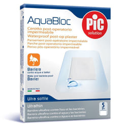 Pic Aquablock Cerotto Post-Operatorio Impermeabile 10x15cm 5 Pezzi
