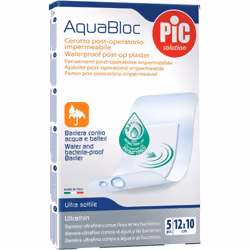 Pic Aquablock Cerotto Post-Operatorio Impermeabile 10x12cm protegge la ferita dai rischi di infezione, grazie all'azione dell ...