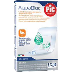 Pic Aquablock Cerotto Post-Operatorio Impermeabile 10x12cm 5 Pezzi