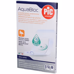 Pic Aquablock Cerotto Post-Operatorio Impermeabile 10x12cm 5 Pezzi