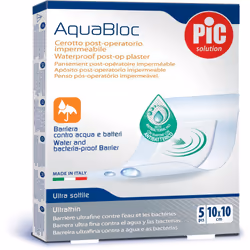 Pic Aquablock Cerotto Post-Operatorio Impermeabile 10x10cm protegge la ferita dai rischi di infezione, grazie all'azione dell ...