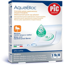 Pic Aquablock Cerotto Post-Operatorio Impermeabile 10x10cm 5 Pezzi
