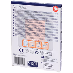 Pic Aquablock Cerotto Post-Operatorio Impermeabile 10x10cm 5 Pezzi - Vista aggiuntiva 4