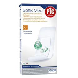 5Pic Soffix Med Cerotto Post-Operatorio con Antibatterico 10x20cm Pezzi