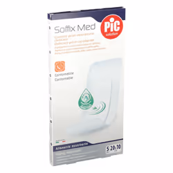 5Pic Soffix Med Cerotto Post-Operatorio con Antibatterico 10x20cm Pezzi