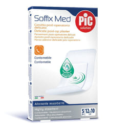 Pic Soffix Med Cerotto Post-Operatorio con Antibatterico 10x12cm 5 Pezzi
