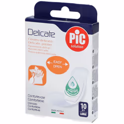 Pic Cerotti Delicate Antibatterici 25x72mm 10 Pezzi