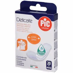 Pic Cerotti Delicate Antibatterici 19x72mm 20 Pezzi