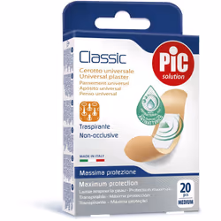 Pic Cerotti Classic Antibatterici per Ferite 20 Pezzi