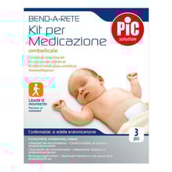 Pic Solution Kit per Medicazione Ombelicale 3 pz Fasciatura