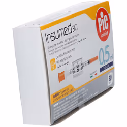 Pic Solution Siringa per Insulina 31 G 8 mm 0,5 ml 30 pz Siringhe