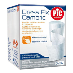 Pic Solution Benda Orlata Cambric in Cotone 10 cm x 5 m 1 pz Assorbenti