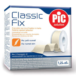 Cerotto In Rocchetto Pic Classic Fix Tela Bianco per Fissaggio 2,5x500 Cm