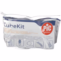 Pic Kit Aerosol Air Cube è un kit completo per la terapia con aerosol a pistone, adatto a tutta la famiglia. Include mascheri ...