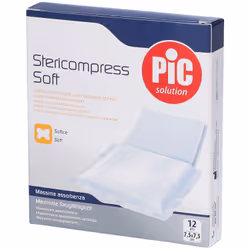 Pic Solution Stericompress Soft 7,5 x cm 12 pz Compresse