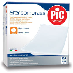 Pic Solution Stericompress 10 cm x 100 pz Garza