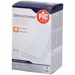 Pic Solution Stericompress 36 cm x 40 12 pz Compresse