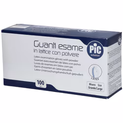 Pic Solution Guanti Esame in Lattice con Polvere 100 pz