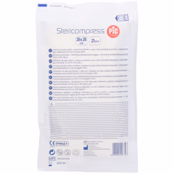 Pic Compresse di Garza Sterili 20x20cm sono un dispositivo medico in puro cotone idrofilo, morbide ed altamente assorbenti.