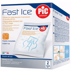 Ghiaccio Instantaneo Pic Fast Ice è un ghiaccio istantaneo monouso ideale per il pronto soccorso di traumi. Attivabile con un ...