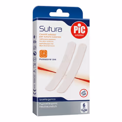 Pic Cerotti Sutura 12x100mm 6 Pezzi