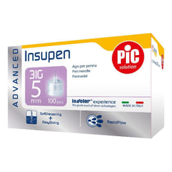 Pic Insupen Advance Ago per Penna 31G 5 mm 100 pz iniezione