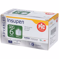 Pic Insupen Advance Ago per Penna 32G 6 mm 100 pz iniezione