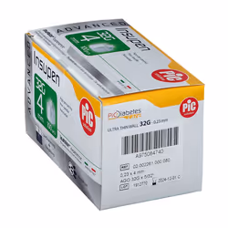 Pic Insupen Advanced Ago Penna Insulina 32G 4mm 100 Pezzi