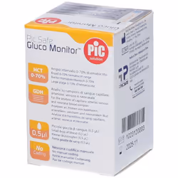 Pic Gluco Monitor Strisce per Glicemia 25 Pezzi