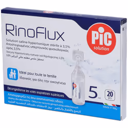 Rinoflux Soluzione Ipertonica - Decongestionante Nasale 20 Fiale da 5ml