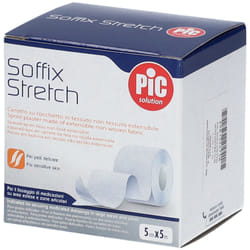 Pic Cerotti Soffix Stretch in Rotolo Tessuto non Tessuto 5cmx5m 1 Pezzo