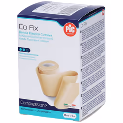 Benda Elastica Pic Co Fix Autoadesiva per Leggera Compressione 8 cm x 5 m