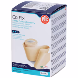 Benda Elastica Pic Co Fix Autoadesiva per Leggera Compressione 8 cm x 5 m - Vista aggiuntiva 4