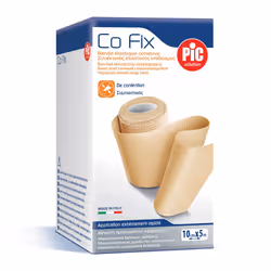 Benda elastica coesiva compressiva ideale per leggera compressione. Facile da applicare senza ferma benda, non aderisce alla ...