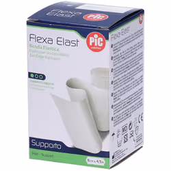 La Benda Elastica Pic Bianca Cm6x4,5m Fustella offre supporto a ossa, articolazioni, tendini e muscoli in caso di leggeri tra ...
