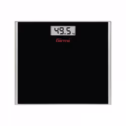 Girmi BP20, Bilancia pesapersone elettronica, 150 kg, 100 g, Nero, kg, lb, Rettangolo