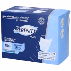 Serenity Light Man Comfort per Incontinenza Leggera 15 Pezzi