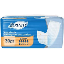 Assorbenti con barriera rettangolare in confezione da 30 pezzi - Serenity