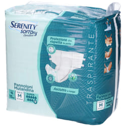 Serenity Softdry Sensitive Pannoloni Mutandina Super Taglia M 15 pz Pannolini