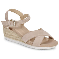 Sandali Geox D ISCHIA CORDA Beige - 39