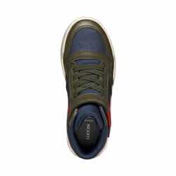Scarpe bambini Geox - Sneaker militare/blu J367RF-0MEFU-C0938 Verde - 29