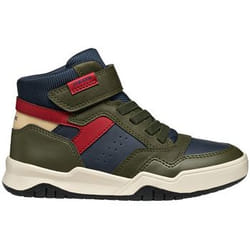 Scarpe bambini Geox - Sneaker militare/blu J367RF-0MEFU-C0938 Verde - 36