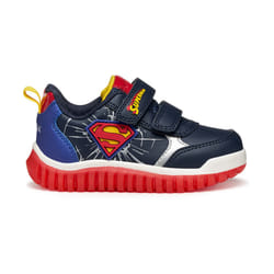 Scarpe bambini Geox Sneakers luminose B565ZB Superman Lightyloo per bambini Blu - 20